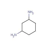 1,3-Cyclohexanediamine formula graphical representation