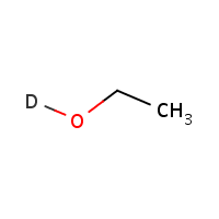 Ethyl alcohol-d formula graphical representation