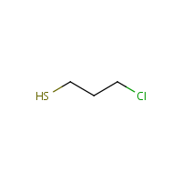 3-Chloropropanethiol formula graphical representation