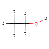 Ethyl alcohol-d6 formula graphical representation
