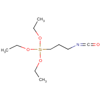 3-Isocyanatopropyltriethoxysilane formula graphical representation