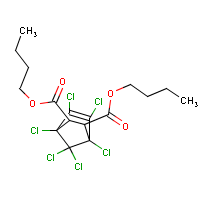 Dibutyl chlorendate formula graphical representation
