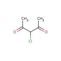 3-Chloro-2,4-pentanedione formula graphical representation