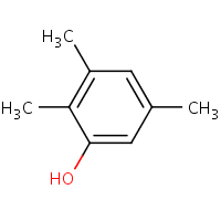 Trimethylphenol formula graphical representation