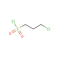 3-Chloropropanesulfonyl chloride formula graphical representation