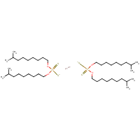Zinc O,O-bisisodecyl dithiophosphate formula graphical representation