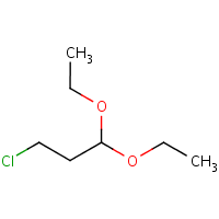 3-Chloropropionaldehyde diethyl acetal formula graphical representation