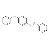 4-Benzeneazodiphenylamine formula graphical representation