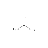 2-Bromopropane formula graphical representation