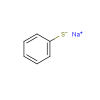 Sodium benzenethiolate formula graphical representation
