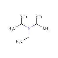 N,N-Diisopropylethylamine formula graphical representation