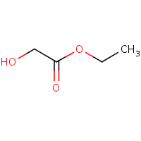 Ethyl glycolate formula graphical representation