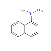 N,N-Dimethyl-1-naphthylamine formula graphical representation