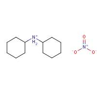 Dicyclohexylamine nitrate formula graphical representation
