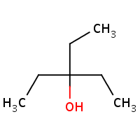 3-Ethyl-3-pentanol formula graphical representation
