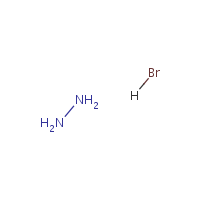 Hydrazine hydrobromide formula graphical representation
