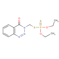 Azinphos-ethyl formula graphical representation