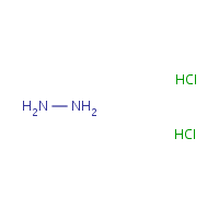 Hydrazine monohydrochloride formula graphical representation