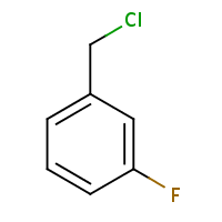 3-Fluorobenzyl chloride formula graphical representation