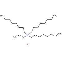 Trioctylpropylammonium bromide formula graphical representation