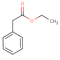 Ethyl phenylacetate formula graphical representation