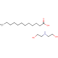 Lauric acid diethanolamine salt formula graphical representation