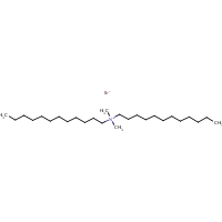 Didodecyldimethylammonium bromide formula graphical representation