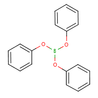 Triphenyl borate formula graphical representation