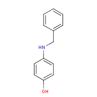 4-Benzylaminophenol formula graphical representation