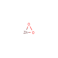 Zinc peroxide formula graphical representation