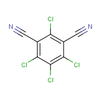 Chlorothalonil formula graphical representation