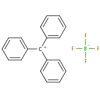 Triphenylcarbenium tetrafluoroborate formula graphical representation