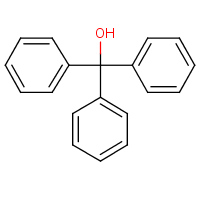Triphenylcarbinol formula graphical representation