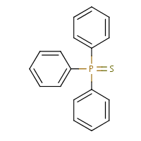 Triphenylphosphine sulfide formula graphical representation