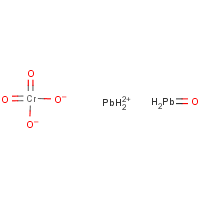 Lead chromate oxide formula graphical representation