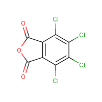 Tetrachlorophthalic anhydride formula graphical representation