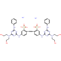 C.I. Fluorescent brightener 28, disodium salt formula graphical representation