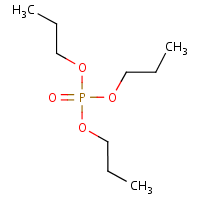 Tripropyl phosphate formula graphical representation