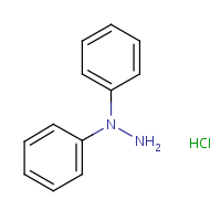 1,1-Diphenylhydrazine hydrochloride formula graphical representation