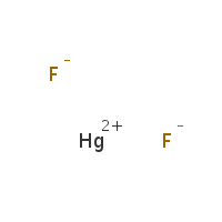 Mercurous fluoride formula graphical representation