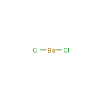 Barium chloride formula graphical representation