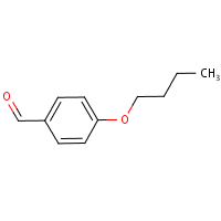 4-Butoxybenzaldehyde formula graphical representation