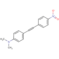 4-Dimethylamino-4'-nitrostilbene formula graphical representation