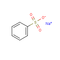 Sodium benzosulfonate formula graphical representation