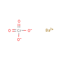 Barium chromate formula graphical representation