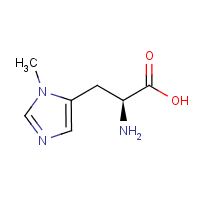 3-Methylhistidine formula graphical representation