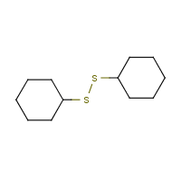 Dicyclohexyl disulfide formula graphical representation