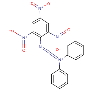 1,1-Diphenyl-2-picrylhydrazyl (free radical) formula graphical representation
