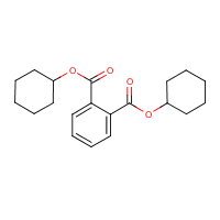 Dicyclohexyl phthalate formula graphical representation