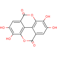 Ellagic acid formula graphical representation